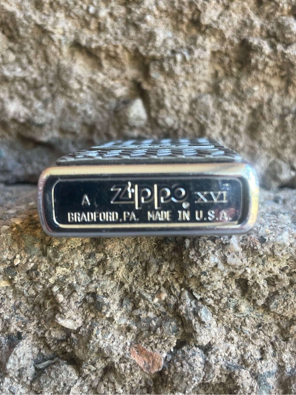 Vintage Ford Diamond Plate Emblem Zippo - Picture 5 of 8